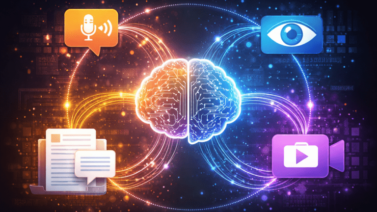 Multimodal AI Models Processing Text Images and Audio Simultaneously Explained
